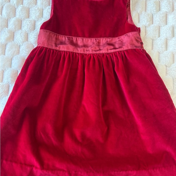 GAP Other - GAP Kids Velvet like Vibrant Red Girls Dress 3T Toddler